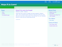 Tablet Screenshot of ninjasrus.wordpress.com