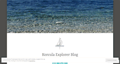 Desktop Screenshot of korculaexplorer.wordpress.com