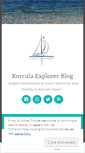 Mobile Screenshot of korculaexplorer.wordpress.com