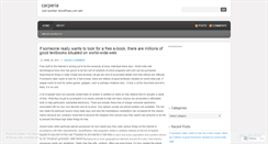 Desktop Screenshot of carperia.wordpress.com