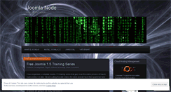 Desktop Screenshot of joomlanode.wordpress.com
