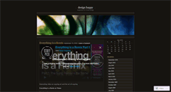 Desktop Screenshot of designhappy.wordpress.com