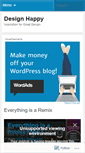 Mobile Screenshot of designhappy.wordpress.com