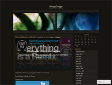 Tablet Screenshot of designhappy.wordpress.com