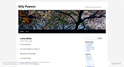 Desktop Screenshot of gillypawson.wordpress.com