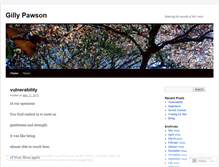 Tablet Screenshot of gillypawson.wordpress.com