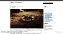 Desktop Screenshot of johanfourie.wordpress.com