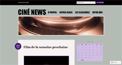 Desktop Screenshot of cineactu.wordpress.com