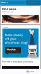 Mobile Screenshot of cineactu.wordpress.com