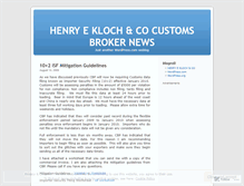 Tablet Screenshot of henryekloch.wordpress.com
