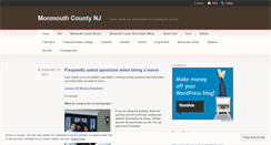 Desktop Screenshot of monmouthcountyhomesales.wordpress.com