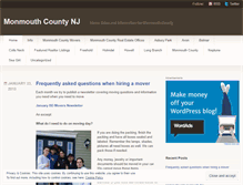 Tablet Screenshot of monmouthcountyhomesales.wordpress.com