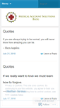 Mobile Screenshot of medicalaccountsolutions.wordpress.com