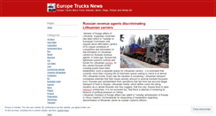 Desktop Screenshot of europetrucks.wordpress.com