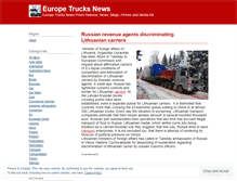 Tablet Screenshot of europetrucks.wordpress.com