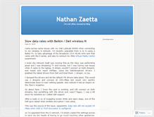 Tablet Screenshot of nathanzaetta.wordpress.com