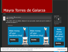 Tablet Screenshot of mayragalarza.wordpress.com