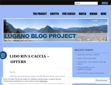 Tablet Screenshot of luganoblogproject.wordpress.com