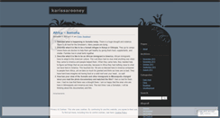 Desktop Screenshot of karissarooney.wordpress.com