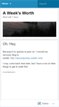 Mobile Screenshot of 52weeksworth.wordpress.com