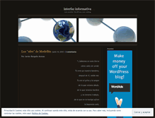 Tablet Screenshot of interfazinformativa.wordpress.com