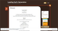 Desktop Screenshot of leadinggodsgeneration.wordpress.com