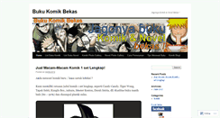 Desktop Screenshot of bukukomikbekas.wordpress.com