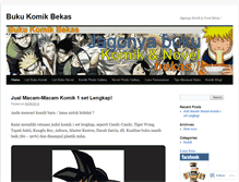 Tablet Screenshot of bukukomikbekas.wordpress.com