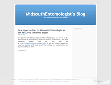 Tablet Screenshot of midsouthentomologist.wordpress.com