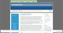 Desktop Screenshot of medicinatv.wordpress.com