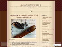 Tablet Screenshot of kazankowa.wordpress.com