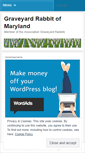 Mobile Screenshot of graveyardrabbitofmd.wordpress.com