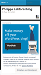 Mobile Screenshot of lektorphilipp.wordpress.com