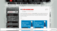 Desktop Screenshot of memorialroboticsteam.wordpress.com