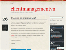 Tablet Screenshot of clientmanagementvn.wordpress.com