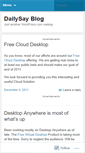 Mobile Screenshot of dailysay.wordpress.com