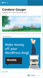 Mobile Screenshot of candacegauger.wordpress.com