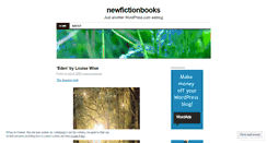 Desktop Screenshot of newfictionbooks.wordpress.com