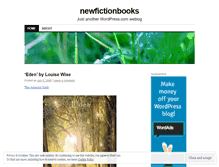 Tablet Screenshot of newfictionbooks.wordpress.com