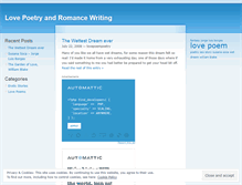 Tablet Screenshot of lovepoempoetry.wordpress.com