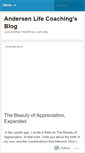 Mobile Screenshot of andersenlifecoaching.wordpress.com
