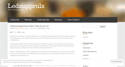 Desktop Screenshot of ledzupprulz.wordpress.com