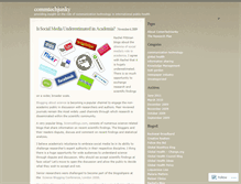 Tablet Screenshot of commtechjunky.wordpress.com