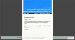 Desktop Screenshot of pianoreconstructed.wordpress.com
