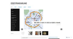 Desktop Screenshot of cosestraneamilano.wordpress.com
