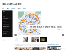 Tablet Screenshot of cosestraneamilano.wordpress.com
