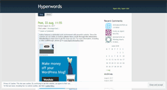 Desktop Screenshot of hyperwords.wordpress.com