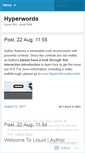 Mobile Screenshot of hyperwords.wordpress.com