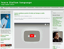 Tablet Screenshot of ciaoitaliablog.wordpress.com