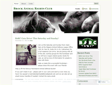 Tablet Screenshot of brockanimalrightsclub.wordpress.com